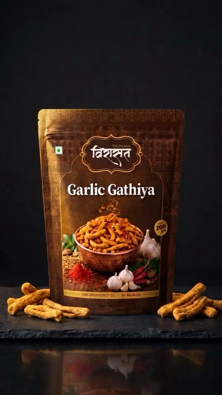 Virasat Garlic Gathiya pouch